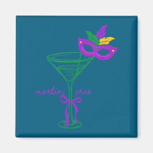 Women Shirt Martini Gras Baby Mardi Gras Magnet