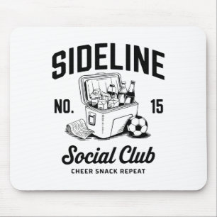 Women Sideline Social Club Soccer Mom Game Day _4 Mouse Pad