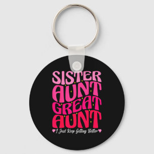 Women Sister Aunt Great Aunt New Auntie Mothers Da Key Ring