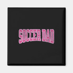 Women Soccer Daughter Footll Proud Soccer Dad Fath Magnet