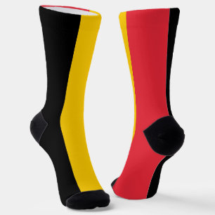 Women socks with flag of Belgium