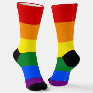 Women socks with Rainbow flag