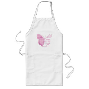Women Spanish Religious Verse Sayings Long Apron