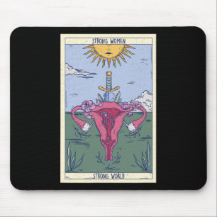 Women Strong World Mouse Pad