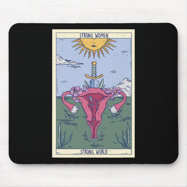 Women Strong World  Mouse Pad (Front)