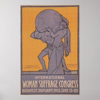 Women Suffrage Congress Poster 1913