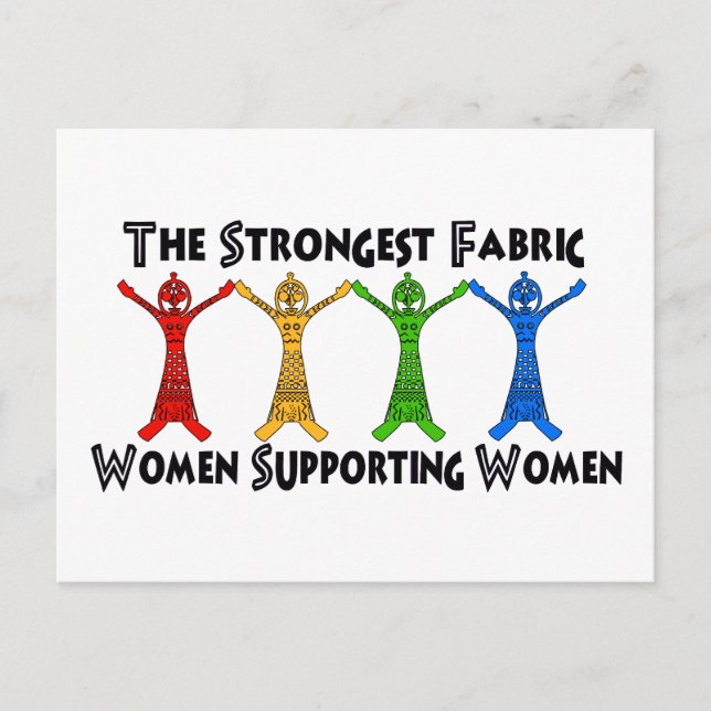Women Supporting Women Postcard (Front)