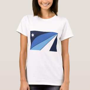 Women T Shirt with Flag of Columbia, USA