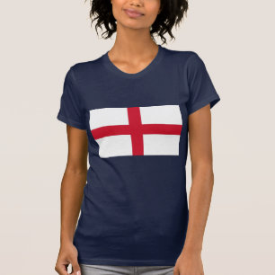 Women T Shirt with Flag of England