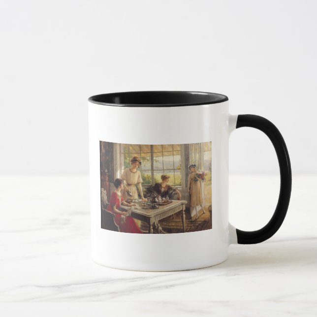 Women Taking Tea Mug (Right)