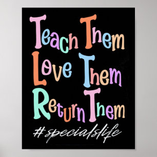 Women Teach Them Love Them Return Them Specials Te Poster