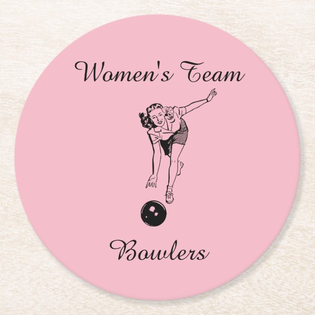 Women Team Bowlers Coaster (Front)