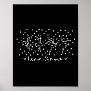 Women Team Snow Corps Nutcracker Season Christmas  Poster