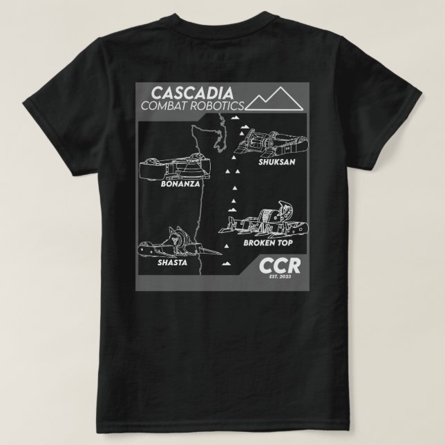 Women Team Wireframe T-Shirt (Design Back)