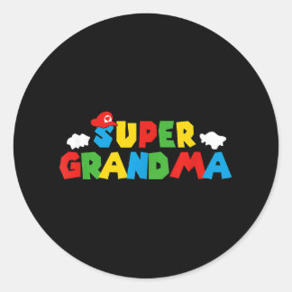 Women Two Mum of 2 Boys Mother's Day65 Classic Round Sticker