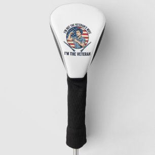 Women Veteran Patriotic Vintage Engraving Shirt De Golf Head Cover