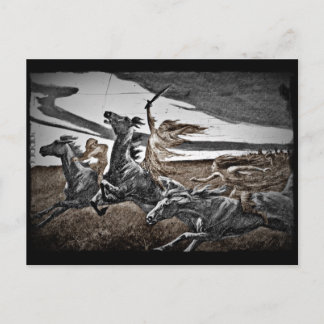Women Vikings in a Storm Postcard