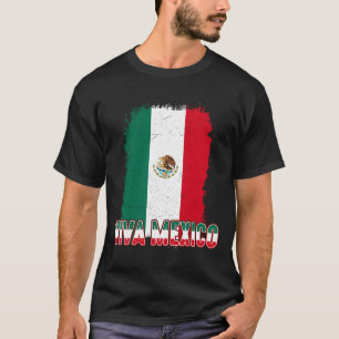 Women Viva Mexico Flag Men Kids Boy Mexican Indepe T-Shirt
