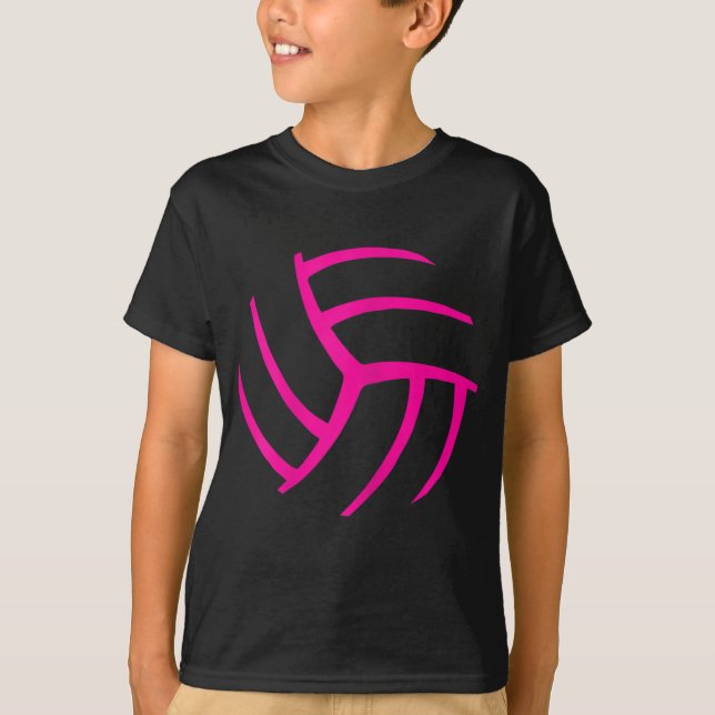 Women Volleyball Apparel - Graphic design for girl T-Shirt (Front)