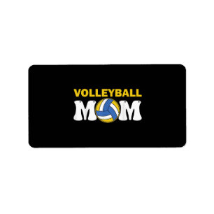 Women Volleyball Mum Shirt Game Day Funny Player Label