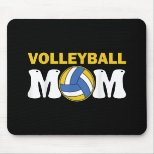 Women Volleyball Mum Shirt Game Day Funny Player Mouse Pad
