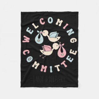 Women Welcoming Committee Labour And Delivery Nurs Fleece Blanket