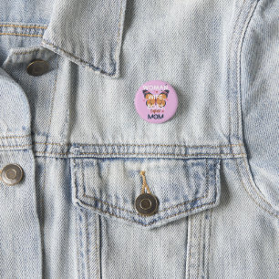 Women, wife, boss, super mum 3 cm round badge