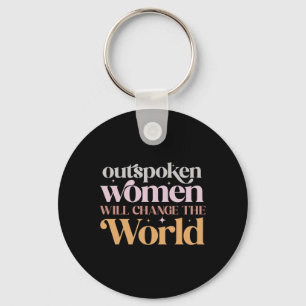 Women Will Change The World Feminist Girl Power Key Ring