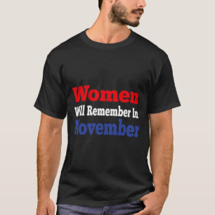 Women Will Remember In November Anti-trump T-Shirt