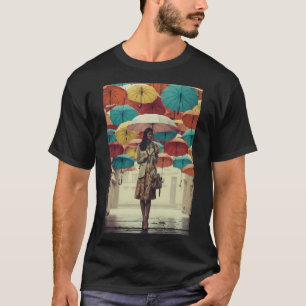women with umbrela T-Shirt