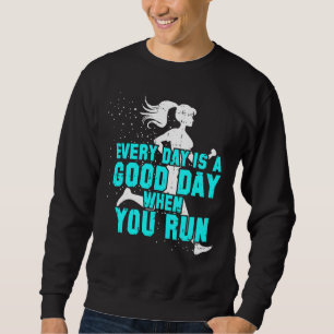 Women Workout Running Cardio Motivational Fitness Sweatshirt