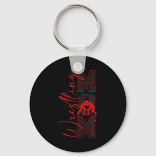 Women Wrestling Mom Funny Wrestle Wrestler Mothers Key Ring