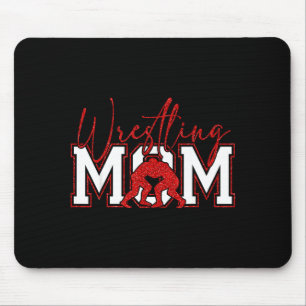 Women Wrestling Mom Funny Wrestle Wrestler Mothers Mouse Pad