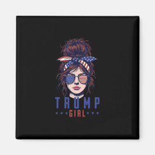 Women Yes I'm A Trump Girl Get Over It Trump Elect Magnet