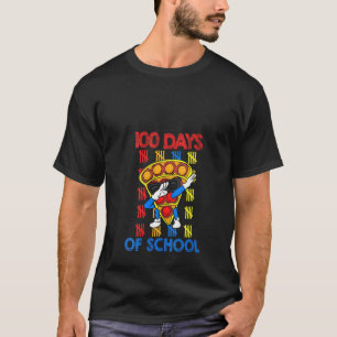 Womens 100th Day Of School Dabbing Pizza Fidget To T-Shirt