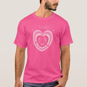 Womens 20 Year Old Cute Tennis Birthday Girl 20th T-Shirt