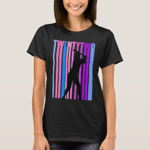 Womens 22nd Baseball Birthday Softball Sports Girl T-Shirt
