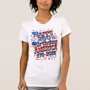Women's 250th Anniversary America  T-Shirt