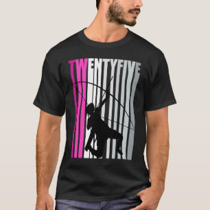 Womens 25th Archery Birthday Archer Queen Bow Arro T-Shirt