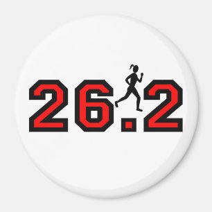 women's 26.2 marathon magnet