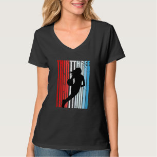 Womens 33rd Basketball Birthday Womens Retro Vinta T-Shirt