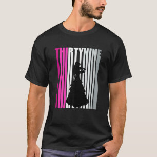 Womens 39th Violin Player Birthday Bday Violinist T-Shirt