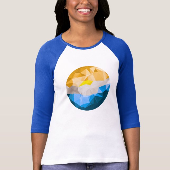 Women's 3/4 SS Baseball Tee (Front)