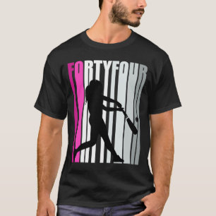 Womens 44th Baseball Birthday Softball Queen Base  T-Shirt