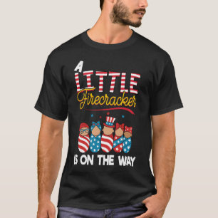 Womens 4th of July Pregnancy Announcement Shirt