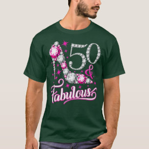 Womens 50 Years Old Gifts 50 & Fabulous Since 1972 T-Shirt