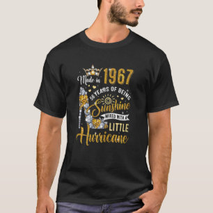 Womens 56 Year Old Made In 1967 Birthday Queen Dia T-Shirt