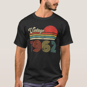Womens 60 Year Old Birthday Vintage 1962 60Th Birt T-Shirt