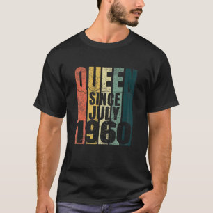 Womens 61St Birthday Woman Quarantined Queen Since T-Shirt