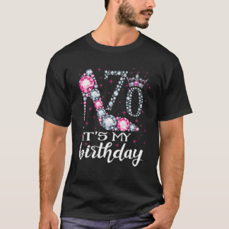 Womens 70 It's My Birthday 1950 70Th Birthday Gift T-Shirt